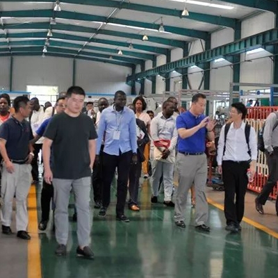 2019年發(fā)展中國家中小企業(yè)能力建設(shè)研修班學員蒞臨山東天工參觀考察